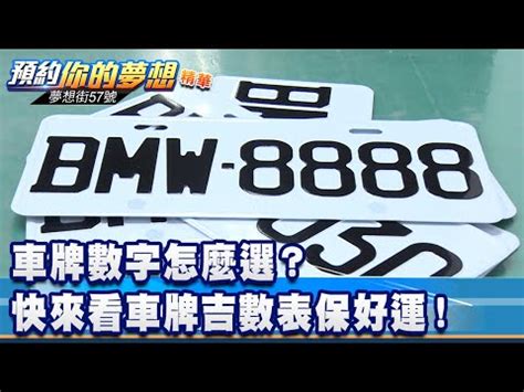 車牌吉號|車牌吉數查詢：你的車牌號碼帶來好運了嗎？ 